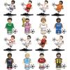 World Cup Football Star Athlete Building Block Doll Toy Children Assemble Model Bag Pyp