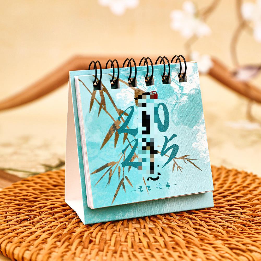 2025 Ancient Desk Calendar Chinese Style Mini Desktop Plan This Month Calendar Students Creative High Appearance Level Small Calendar