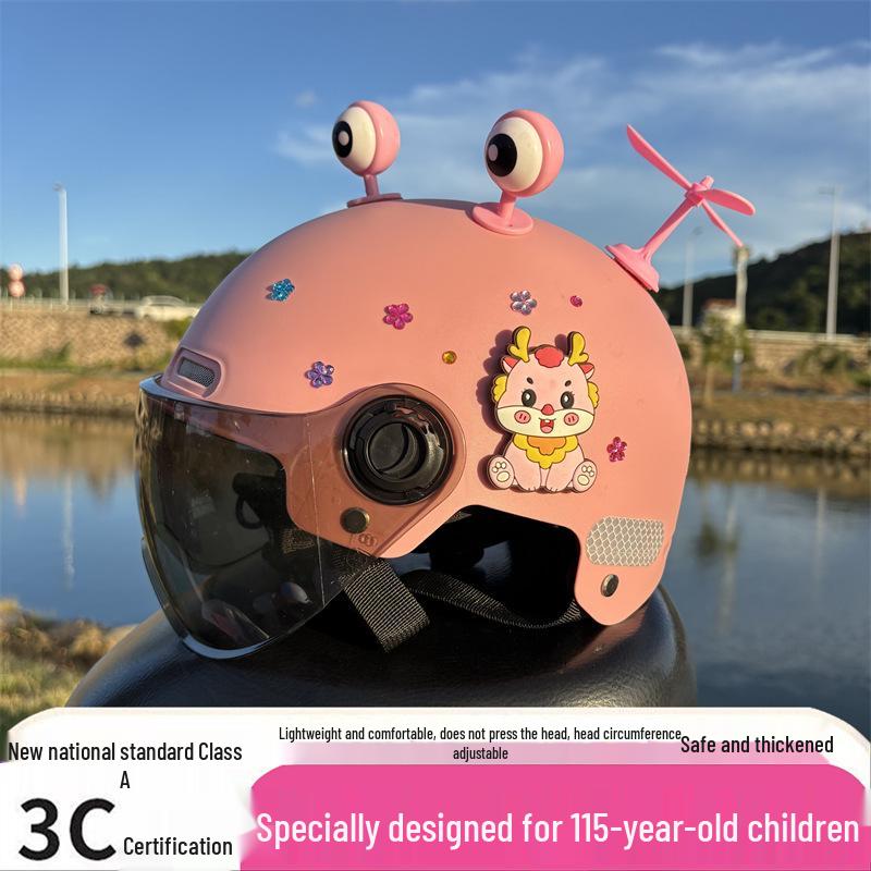 Новый детский шлем, сертифицированный 3C (Возраст 1-15) - Дышащий, Защищающий от солнца, Ударопрочный для лета