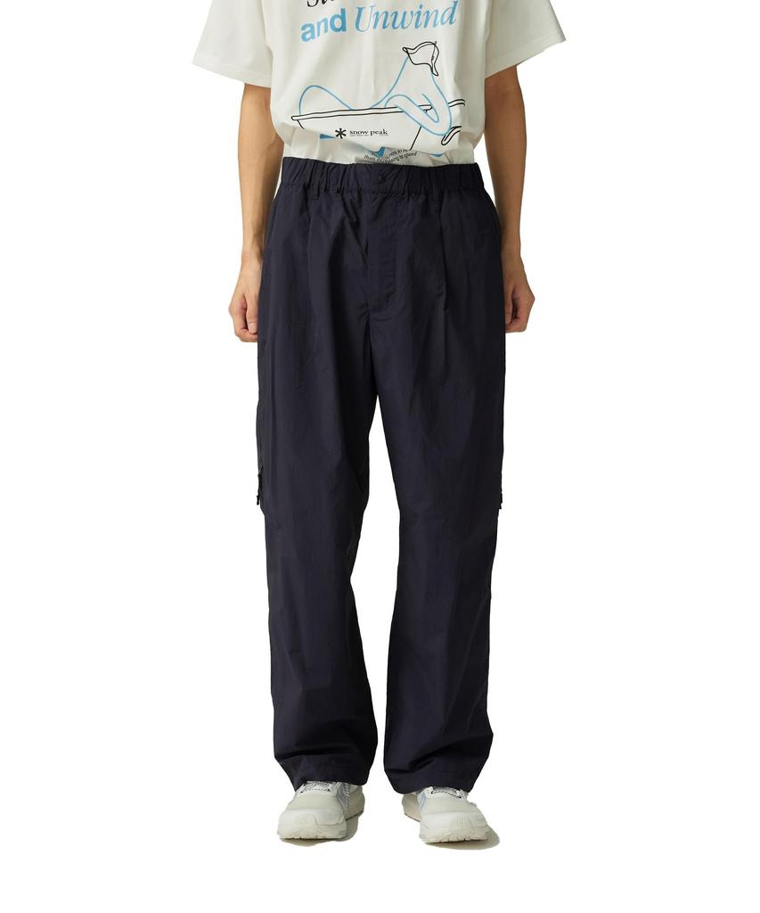 Snow Peak Nylon Tussah Utility Storage Pants and Size L PA-25AU020, Men's Women's Navy,