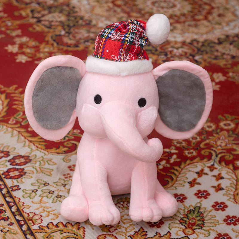 Elephant Plush Toy Doll Baby Sleeping Companion Comforter Soft Pillow PP Cotton Filled Children's Birthday Gift Stuffed Toy