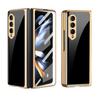 Роскошный чехол для телефона с гальванической рамкой для Samsung Galaxy Z Fold 4, защитный чехол для камеры Galaxy Z Fold4