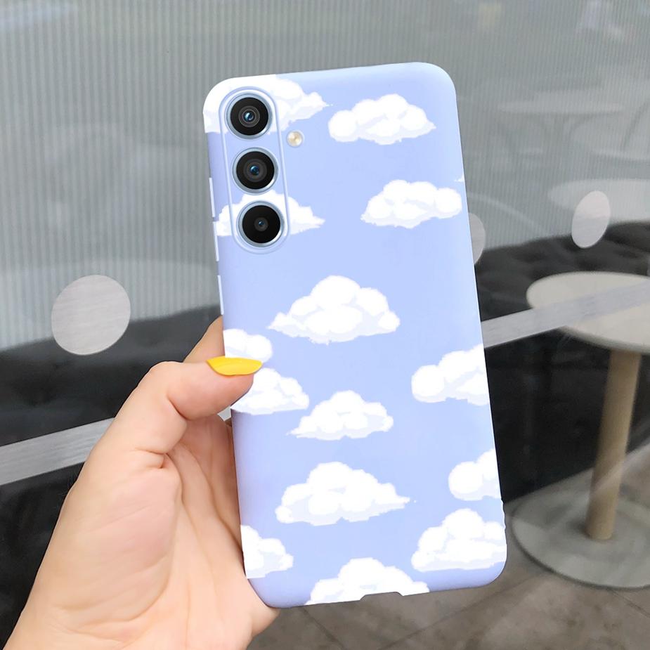 For Samsung Galaxy A54 Case A24 A34 Luxury Painted Back Cover Soft Silicone Phone Cases For Samsung A54 A34 Galaxy A24 4G Bumper
