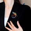 Chameleon Animal Lizard Brooch Pins Multicolor Jewelry Creative Gift for Women Fashion Office Outfit Highlight