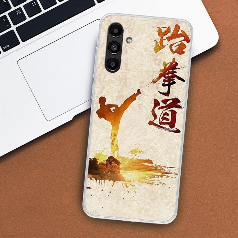 Чехол для телефона «Кунгфу тхэквондо» для Samsung Galaxy A51 A71 A50 A70 A40 A30 A20E A10 A41 A31 A21S A11 A01 A6 A8 + A7 A9 Plus