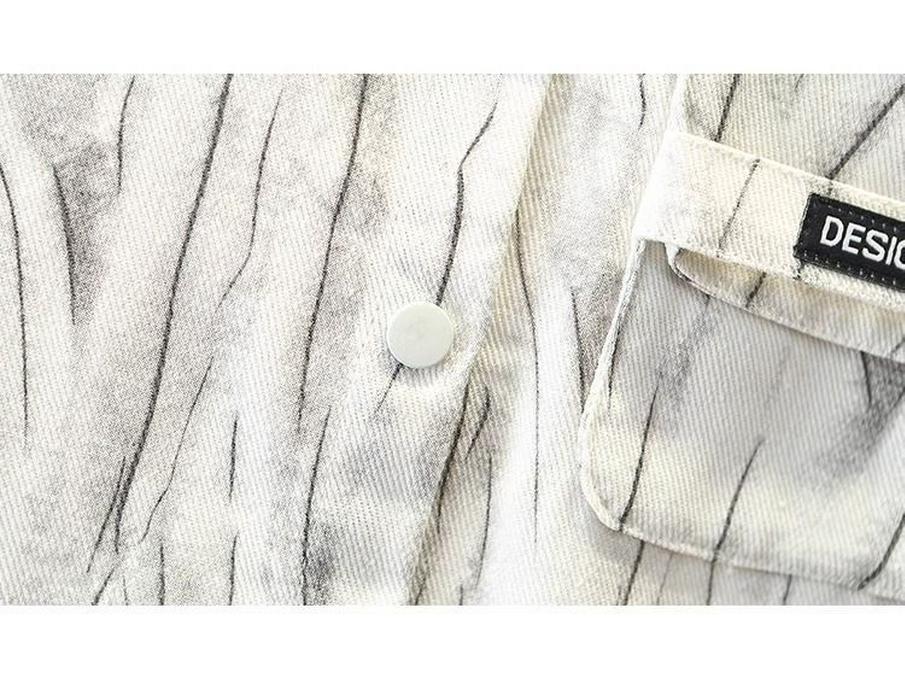 Модный комплект рубашки-куртки для мальчиков - Крутой наряд с длинным рукавом на осень/весну 2025