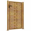 Садовая калитка 100x125 см Сталь Кортен Квадратный дизайн