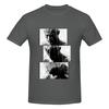 Tears In Rain Drapey Tshirt Japanese Style City Boy Basic Versatile Short Sleeve