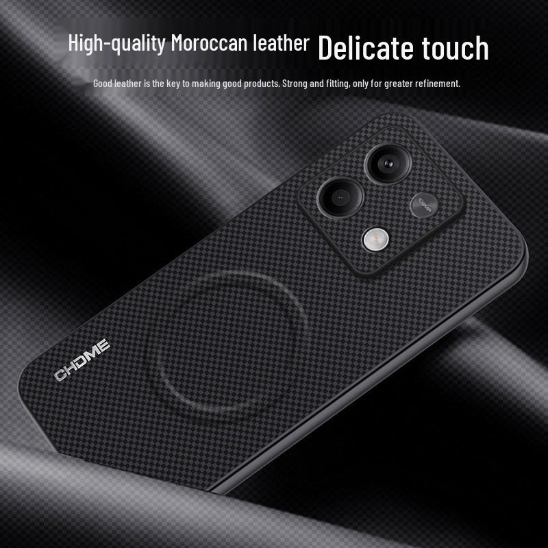 Чехол-книжка с магнитной застежкой и текстурированным дизайном для Redmi Note 13 Pro, противоударный, с полным покрытием