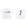 Cross-border new graffiti letter printing European and American street trendy brands loose and versatile casual men's and women's short-sleeved round