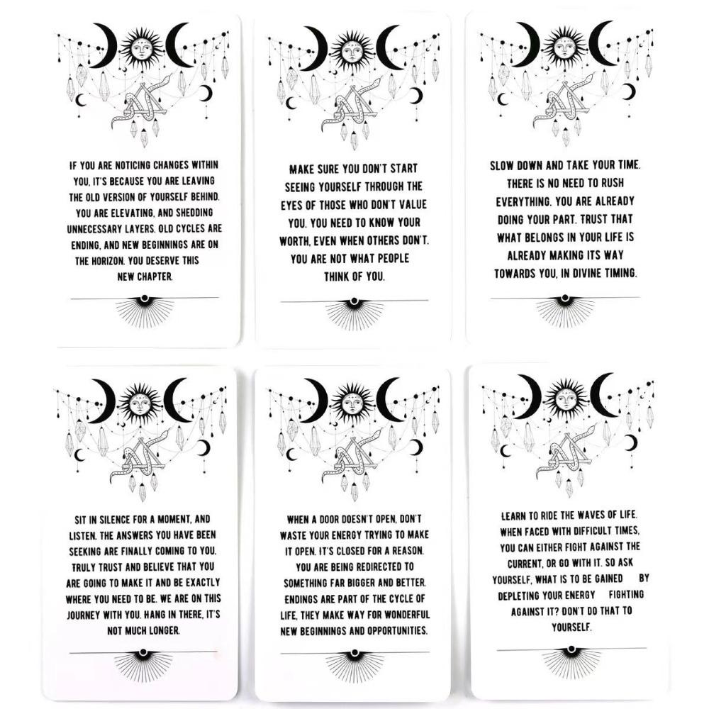 Карты оракула «Духовные послания» 10,3*6 см — колода из 54 карт с вдохновляющими посланиями от ваших наставников