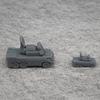 5PCS DIY Resin Model HQ-17A Anti-Aircraft Missile 6X6 Ringed Armored Vehicle 1/700 1/350 Scale Defense Vehicle Model for Display (1/700 (1.1cm))