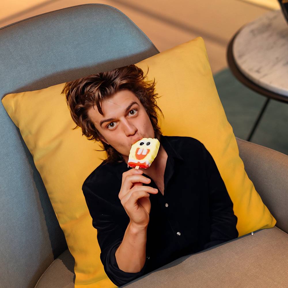 J-Joe Keery Movie Cold Storage Pillow Case Pillow Case Living Room Sofa Cushion Cover Suitable For Home Bedroom Room Decoration