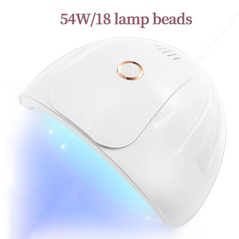 УФ-лампы для сушки ногтей, станки для отверждения гель-лака, сушилка для ногтей, 54 Вт, УФ-светодиодная лампа для аксессуаров для ногтей