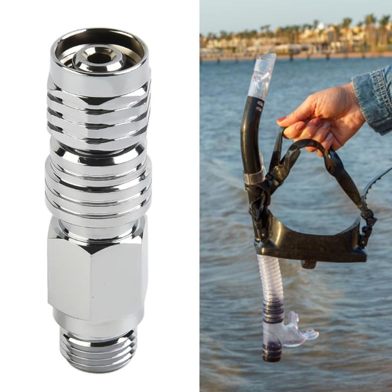 Адаптер BCD для дайвинга Scubas, сменный латунный адаптер интерфейсов, наружный 9/16 на внутренний 9/16, аксессуар для дайвинга, резьбовой адаптер