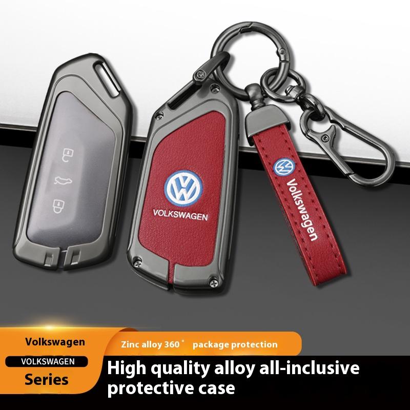 Для Volkswagen VW GTD Magotan Golf 8 MK8 ID.3 ID.4 ID.6 Аксессуар Автомобильный Чехол для ключа из ТПУ и цинкового сплава Сумка Брелок для ключей автомобиля Металлический корпус ключа