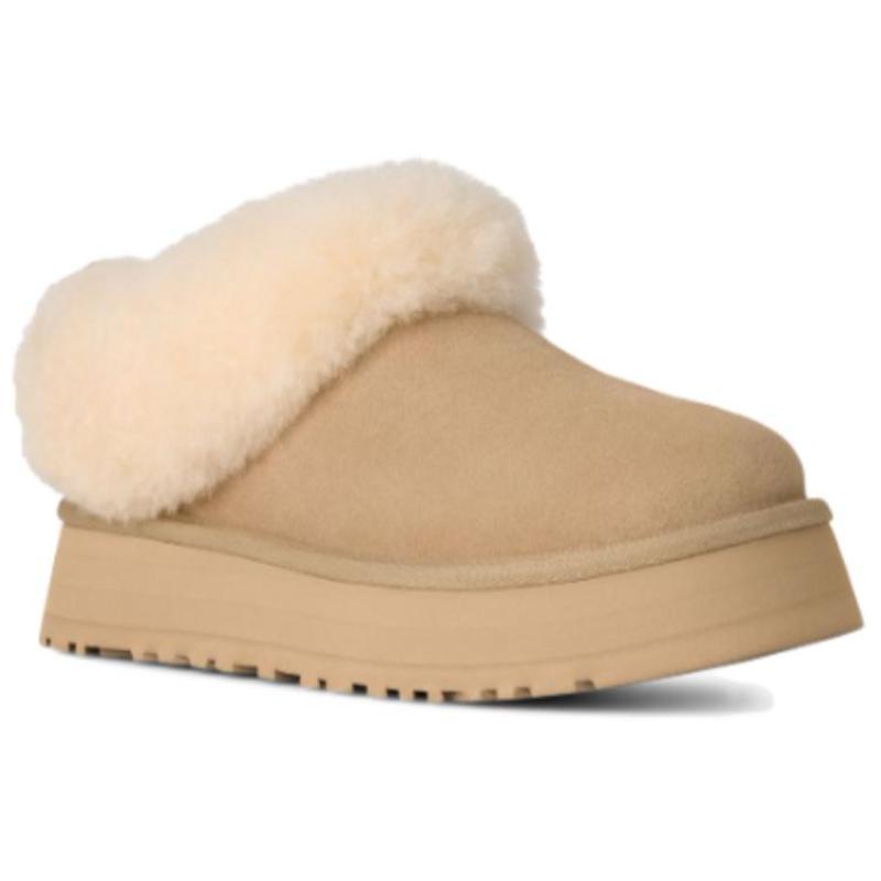UGG Tazzelle Износостойкие Ботильоны до щиколотки Зимние Ботинки Женские Бежевые Кроссовки 1171393-MDSD