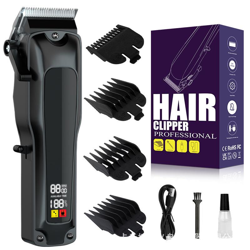 New hair clipper electric clipper hair salon special shaving clippers hair clipper professional household oil head carving gradient razor