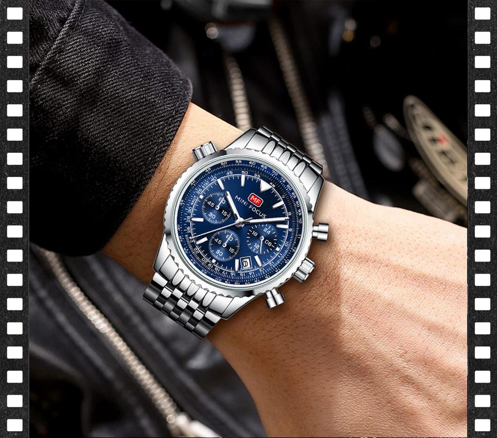 Кварцевые часы с датой Нержавеющая сталь 3 АТМ Водонепроницаемые Идеально для или Популярные Аналоговые Идеально в качестве подарка Мужские Функция, Ремешок, Водонепроницаемость, Прочные, Стильные,