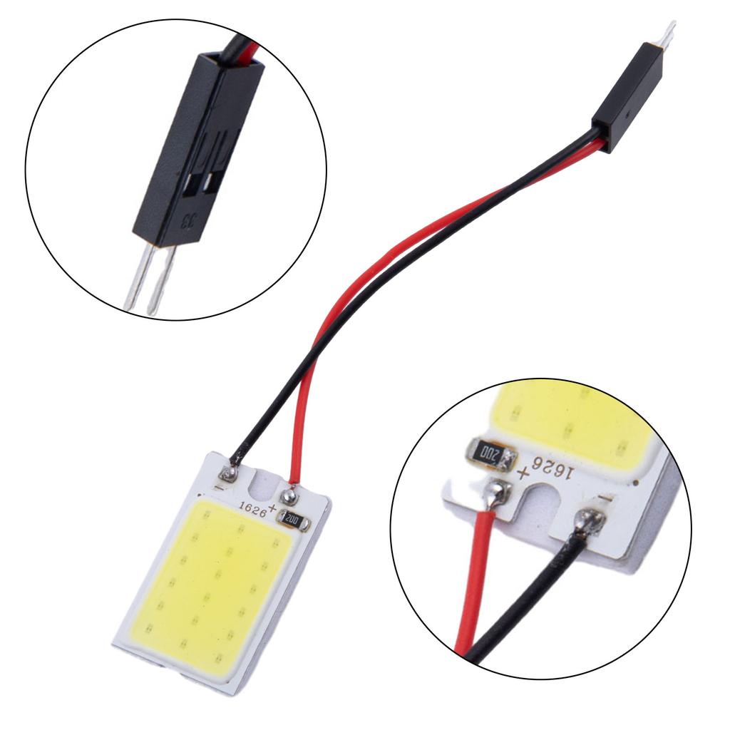 Energy Efficient and Ultra Bright COB LED Light Panel for Car Interior Ceiling with 16/24/36/48LED in 6000K White Light
