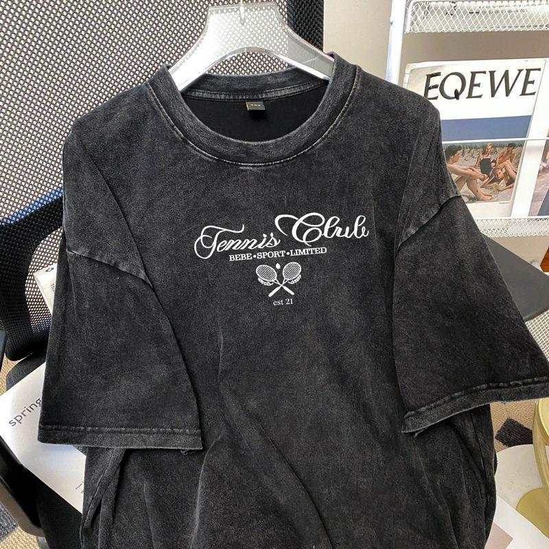 Fashion Wind Summer New Arrival Stylish Loose Short Sleeve Cotton T-shirt Printed Loose Cotton T-shirt