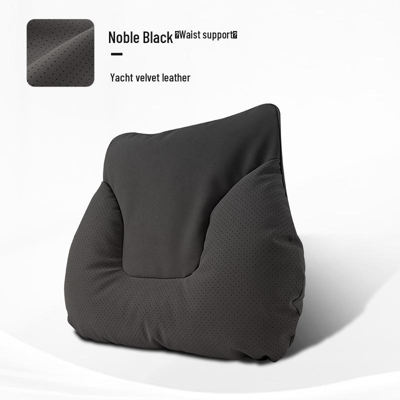 Car Headrest & Lumbar Support Pillow Set - 5-Piece Neck & Back Cushion for New Vehicles