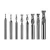 1mm-12mm HSS 2 Flute End Mill Cutter CNC Straight Shank Milling Woodworking Tool End Mill Router Bit For Wood Cutters