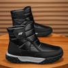 Модные мужские зимние ботинки в горячем стиле, хлопковые ботинки для мужчин, теплые ботильоны, трендовая универсальная обувь, противоскользящие ботинки, толстый плюш, уличные ботинки