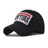 Cotton NEW YORK Large Letter Embroidered Baseball Cap for Men and Women Spring, Summer and Autumn Simple and Versatile Sunshade Cap