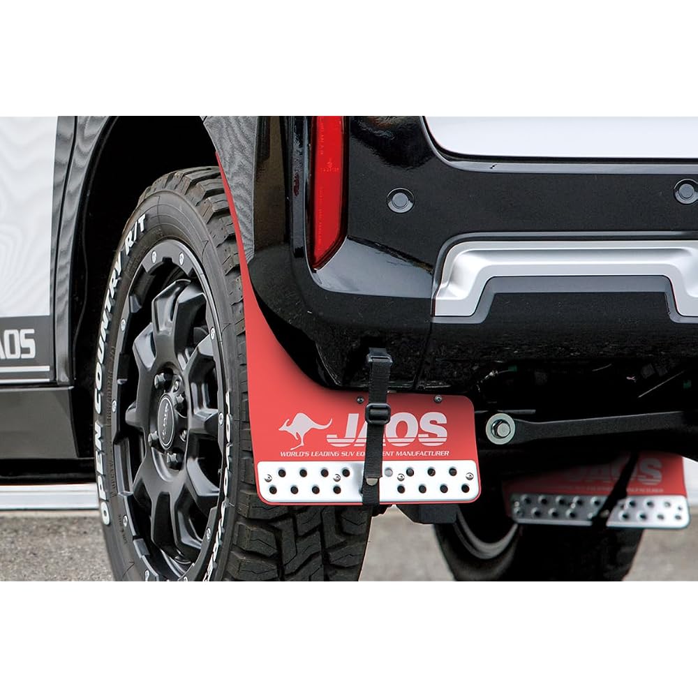 JAOS Mud Guard III Rear Set Red for Mitsubishi Delica Mini B34A B35A B37A B38A Custom Exterior Parts