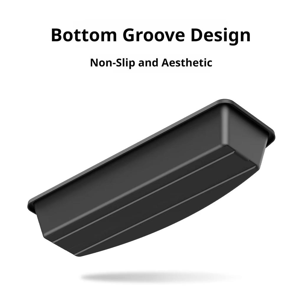  Car Front Seats Storage Box Anti-Slip Auto Under Seat Drawer ABS Storage Organizer for Car Accessories