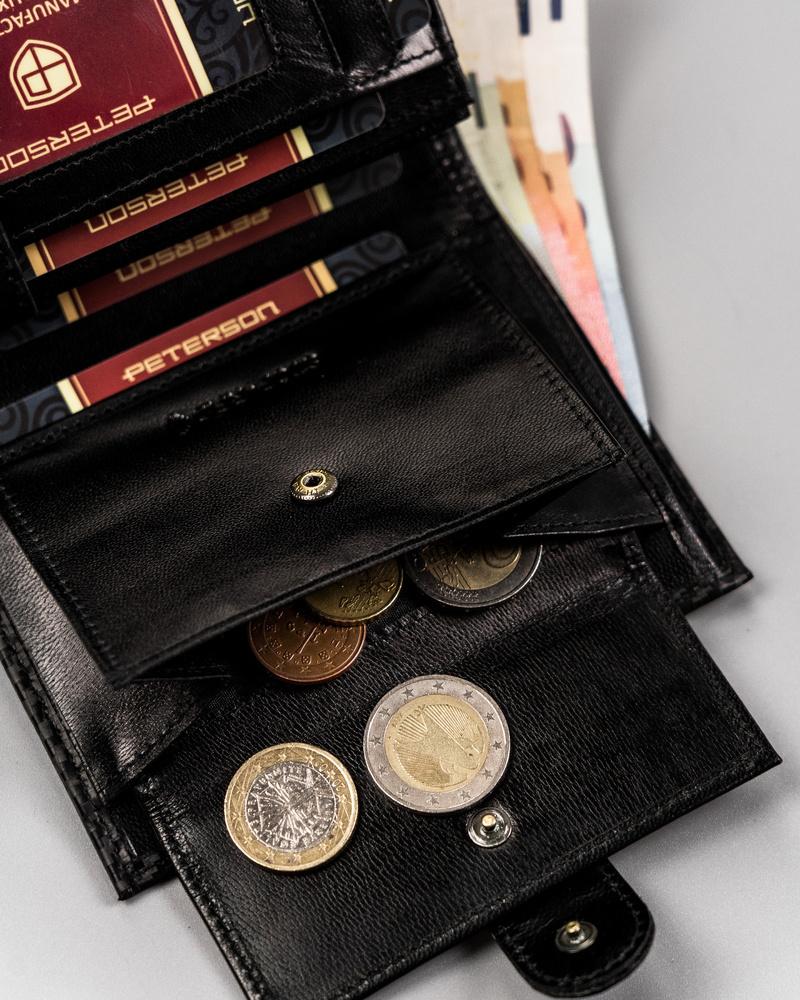 Carbon Leather Card Wallet - Peterson
