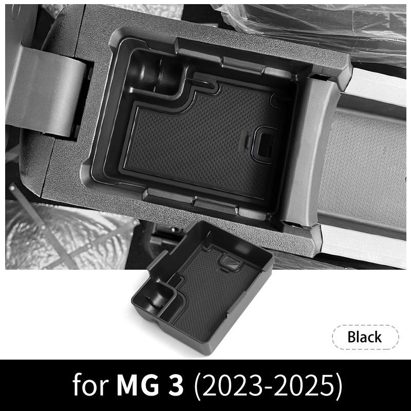 For MG3 2023-2025 2024 Armrests Storage Boxes Stowing Tidying Organizer Box Car Interior Accessories Voiture