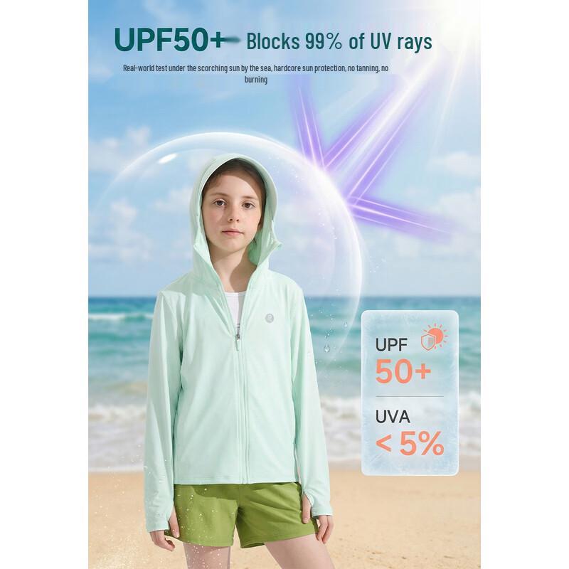 Детская весенне-летняя куртка с защитой от солнца UPF50+