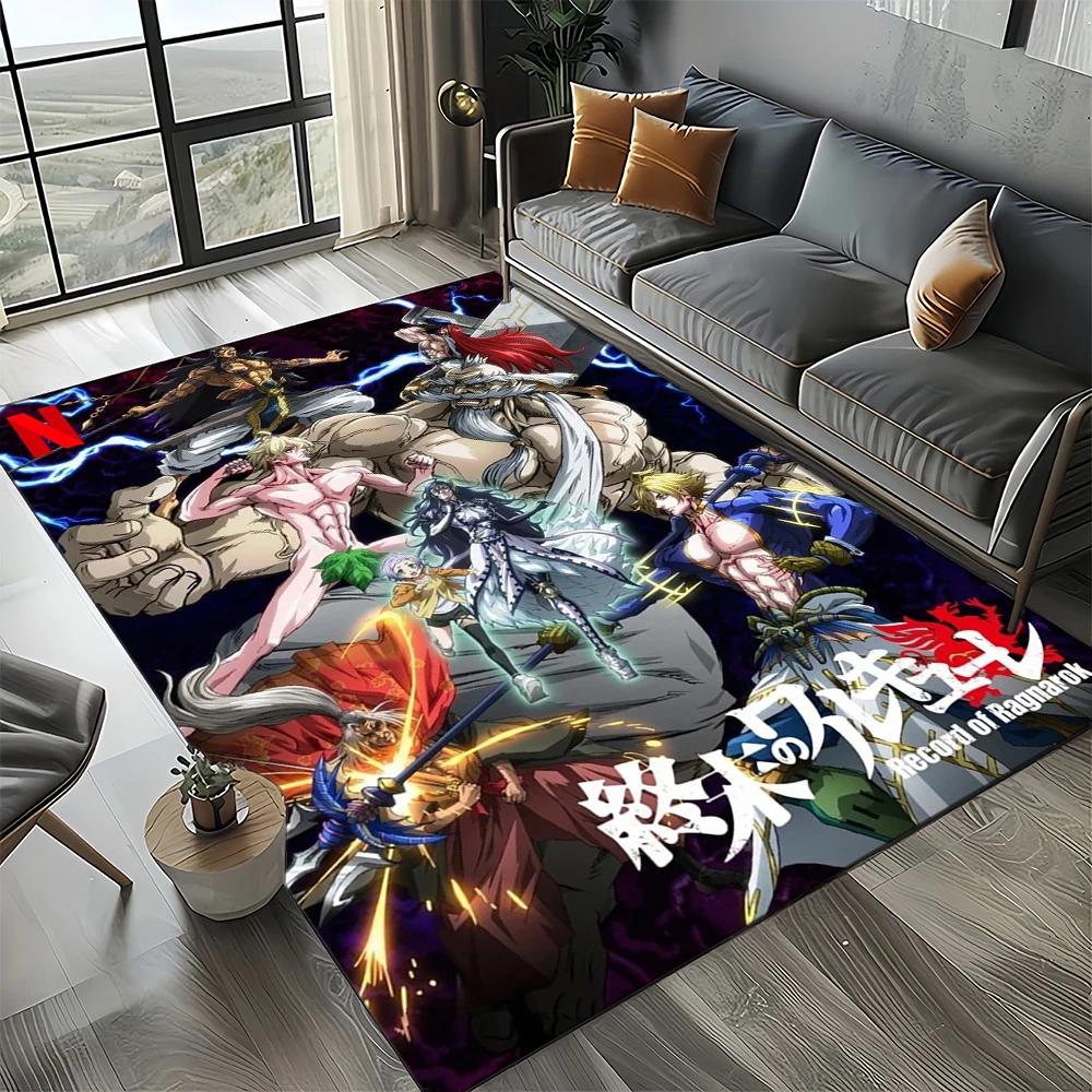 27 Style New Cartoon Record of Ragnarok Anime Carpet Rug for Living Room Bedroom Home Sofa Decoration,Kids Non-slip Floor Mat