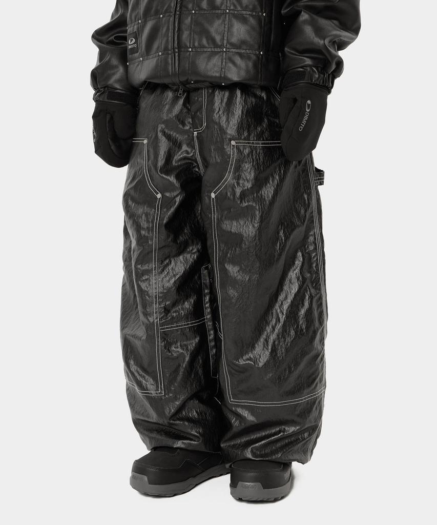 DIMITO Coated Double Knee Pants (Wide Fit Lv.2) Black