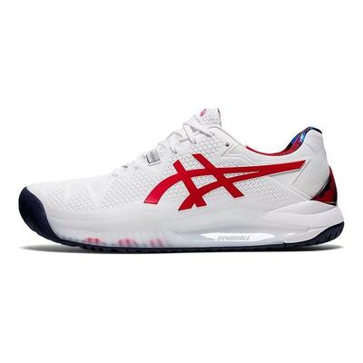 Мужские кроссовки Gel Resolution 8 LE White Classic Red 1041A292-110
