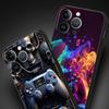 Game Controller Graphic Phone Case For iPhone 17 16 15 Pro Max 11 12 13 14 7 8 Plus SE 2020 X XR XS Cover Soft Black