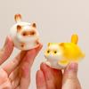 Новая Мультяшная Кошка Фу Жуй Качающаяся Фигурка Декор для Дома Креативная Кукла Кошка Мини Сиамская Кошка Настольное Украшение