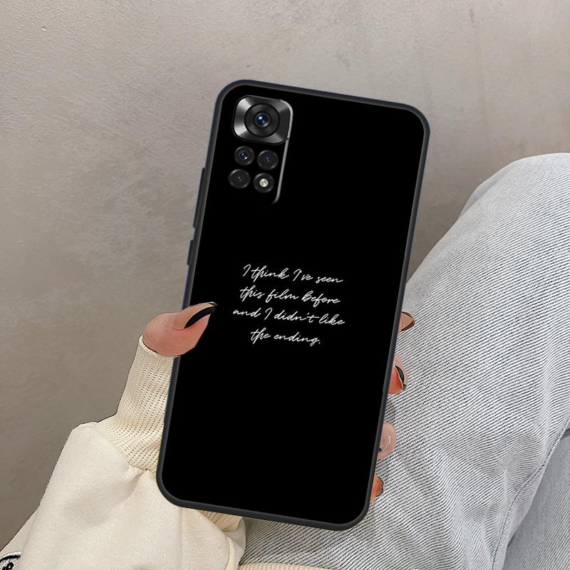 Текст песни All Too Well Для чехла-крышки Xiaomi Redmi Note 14 10 11 12 13 15 Pro Plus Для Redmi 15 15C 14C 10C 12C 13C