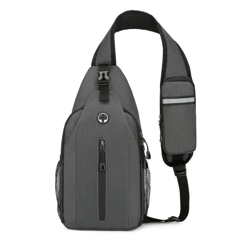Unisex Chest Bag Simple Storage Bag Lightweight Travel Small Backpack Crossbody Bag Fashion Casual Single Should Bags