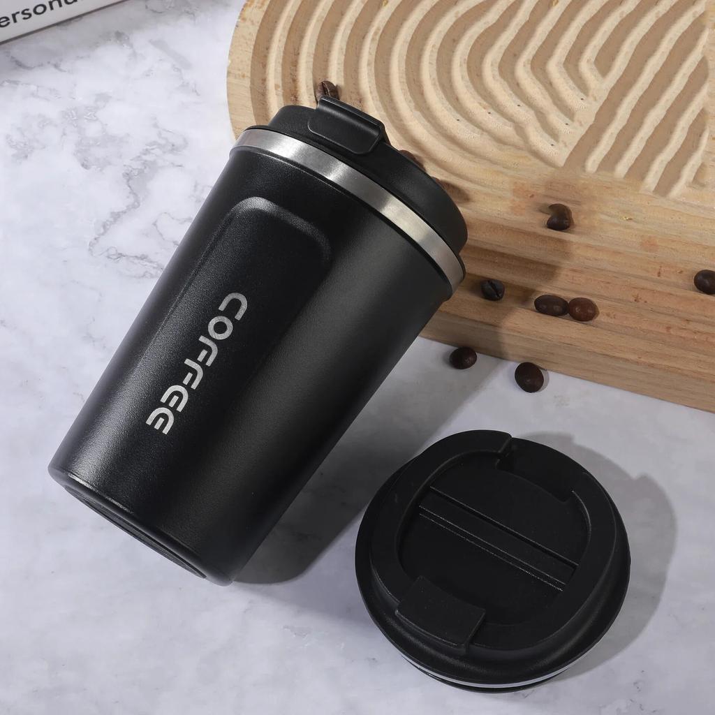 380ml 510ml Coffee Mug Thermal Travel Stainless Steel Coffee Cup Leak-Proof Thermos Bottle Tea Coffee Mug Vacuum Flask Insulated Cups