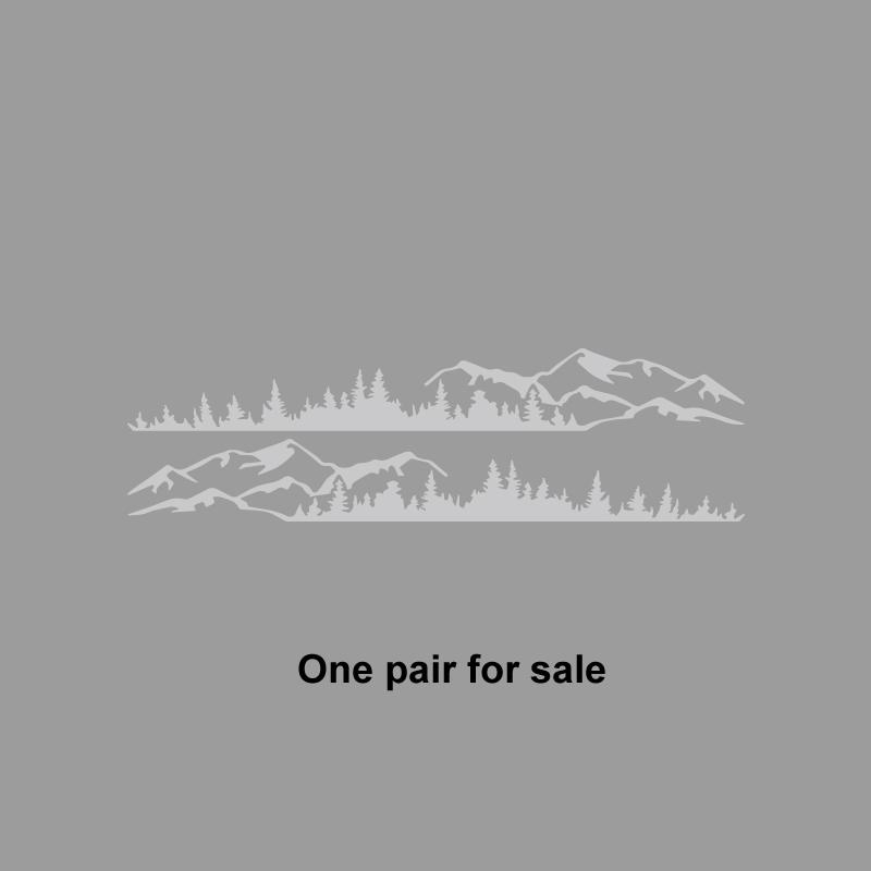 Carlow Hills and Forest Scene Дизайн приключений на открытом воздухе, наклейки для приключений на открытом воздухе, украшения на природную тематику, прочный винил