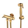 Bathroom Bidet Sprayer Bidet Faucets Toilet Hand Spray Brass Bidet Set Toilet Bidet Sprayer Self Cleaning Shower Gold