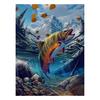 Алмазная вышивка Рыба Картина 5D Алмазная вышивка крестиком Алмазная картина