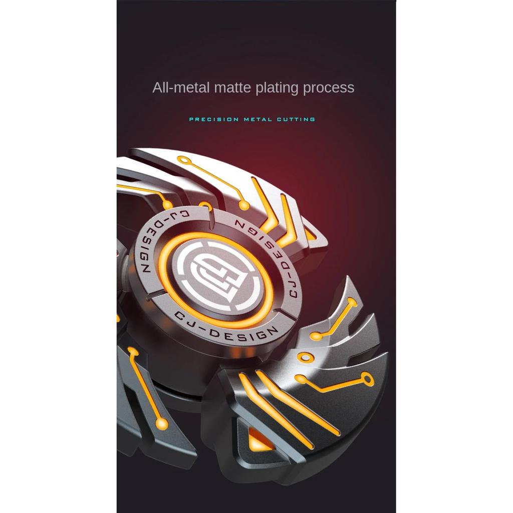 Сплав металла Fidget Spinner светящийся вращающийся наконечник волчок антистрессовые игрушки для снятия стресса игрушки для снятия стресса тревожность дети