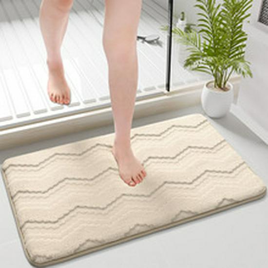 Cross-Border Chenille Quick-Dry Absorbent Bathroom Mat