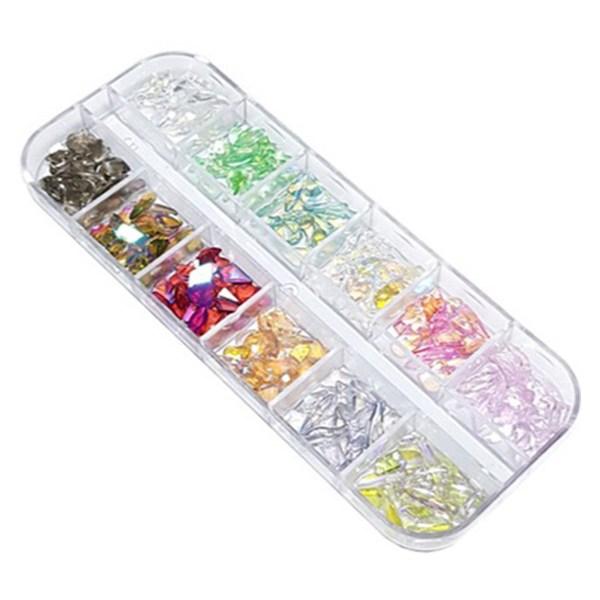 Aurora Ice Stone Set KN-S2049, 1 Set, Mixed Colors