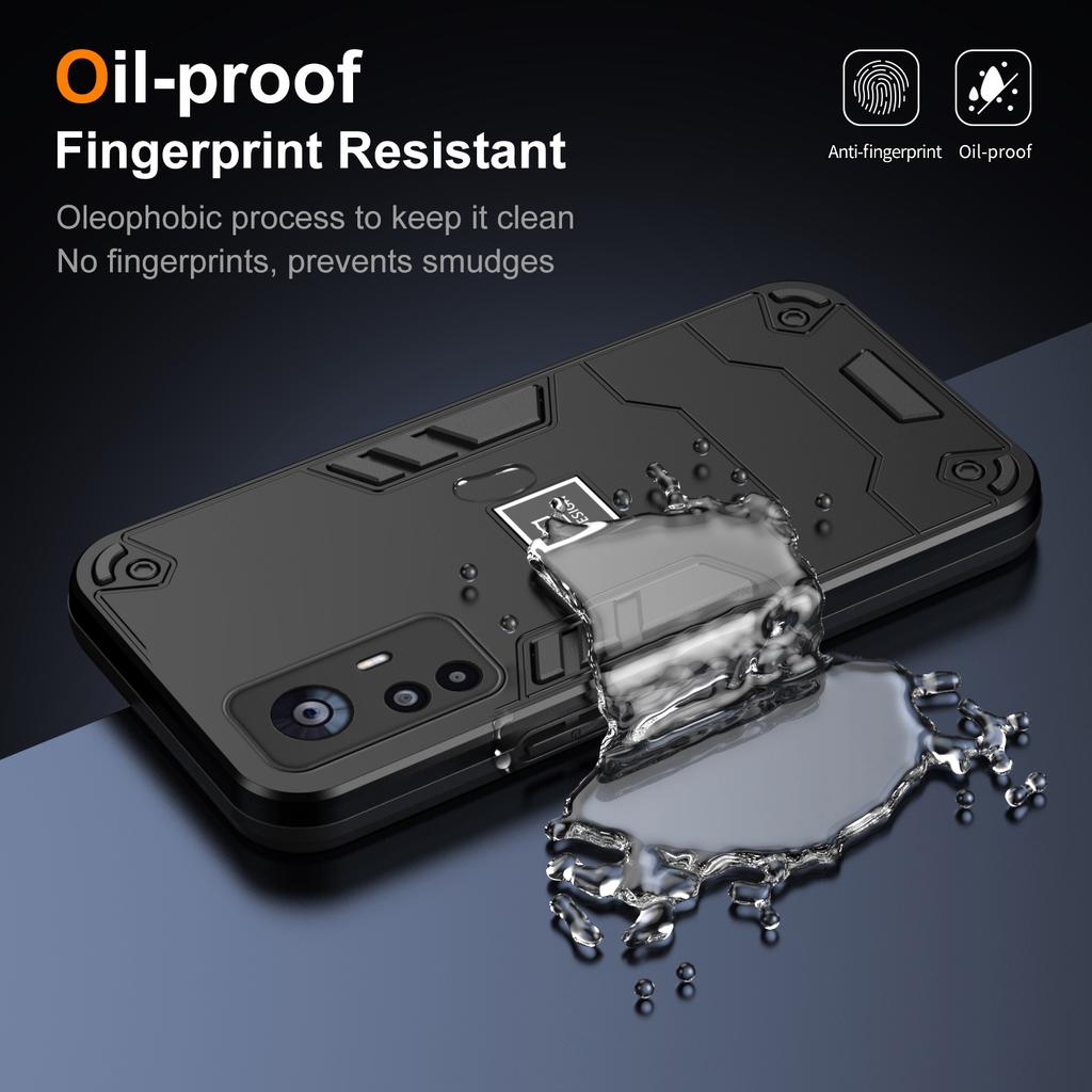 For Xiaomi 12T 5G/12T Pro 5G/Redmi K50 Ultra Case PC+TPU Anti-Scratch Phone Cover