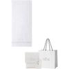 ReFa Hair Face Towel White with Shopper Bag - Soft, Absorbent, Quick-Dry Towels
